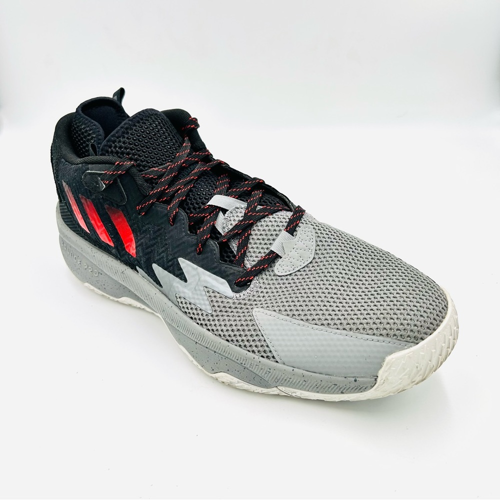 Adidas shoes Dame 8 Bridge city edition basketball shoes gray black men size 13